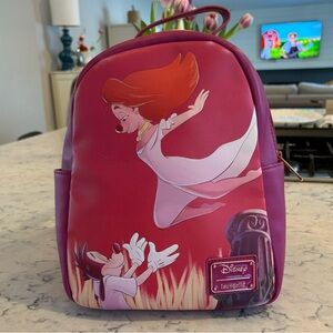 Loungefly Disney A Goofy Movie Dream Mini Backpack With Roxanne Pink